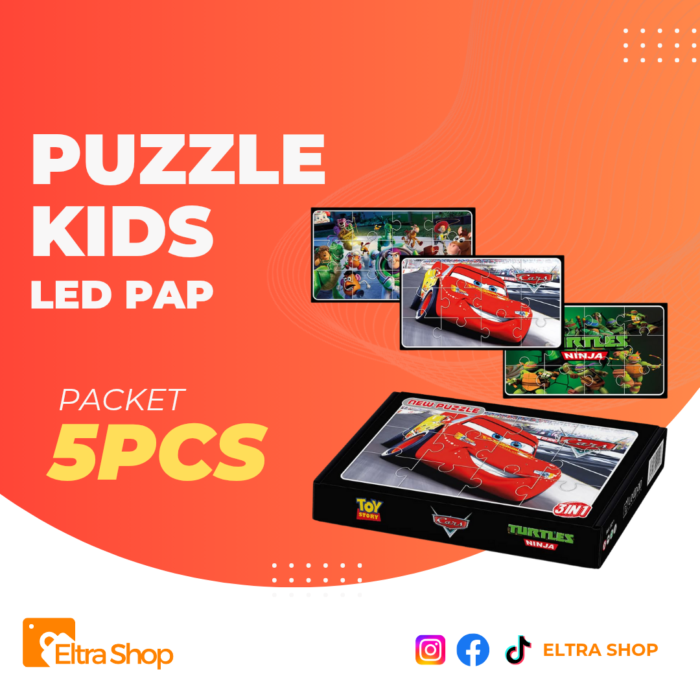 ⁦puzzle kids 3in1 36 pcs⁩ - الصورة ⁦1⁩