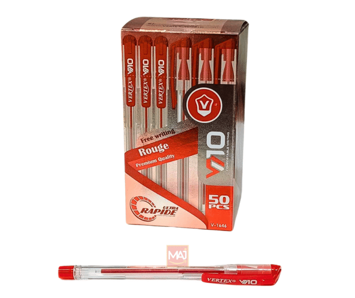 ⁦Stylo rouge V10 vertex VS1646r⁩ - الصورة ⁦1⁩