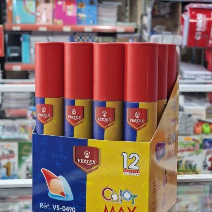Crayon couleur de 12 gm tube vertex VS0490